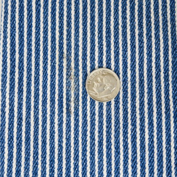 Vintage 90s Round House Denim Engineer Striped Overalls - Picture 13 of 13